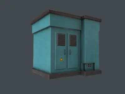 Generator VR PBR Low-poly 3D model