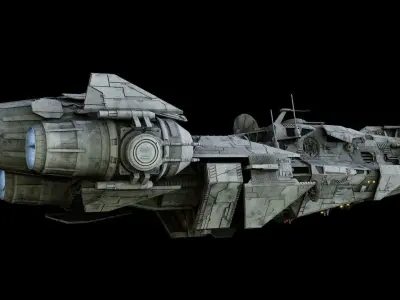 Thranta-class corvette  - Star Wars 3D model