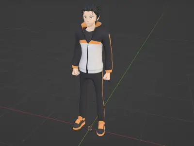 Natsuki Subaru - ReZero 3D model