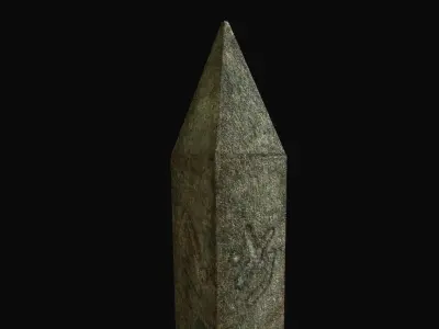 Obelisk Low-poly 3D model