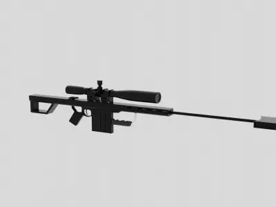 Barrett M82 3D model