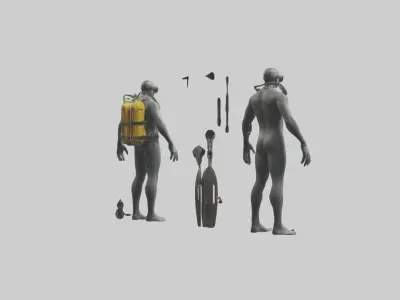 Diving Gear model 3D model