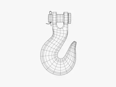 Chain Grab Hook 3D model