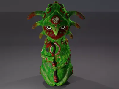artifact Low-poly 3D model