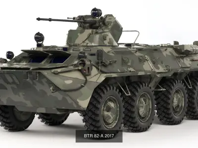 Collection of armored fighting vehicles 3D Model Pack