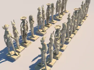 Ancient Giants Monument Pack 4 3D model