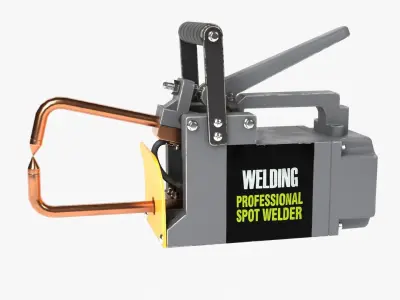 Spot Welding Machine Low-poly 3D model