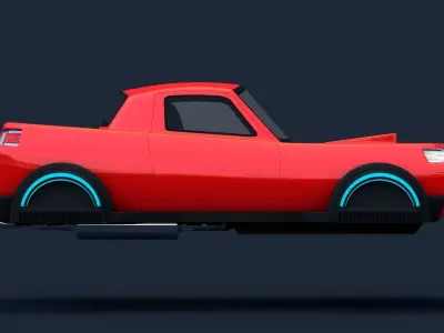 Hover car concept 3d Model 3D model
