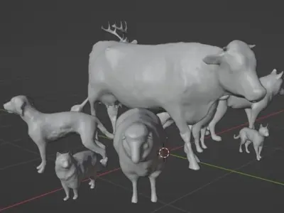 Animal Pack 3D model