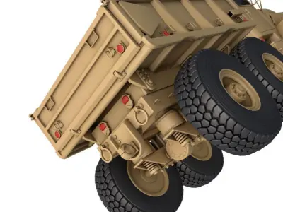 M929A2 All Wheel Drive Dump Truck  3D model