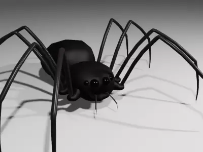 Spider - Aranha Low-poly 3D model