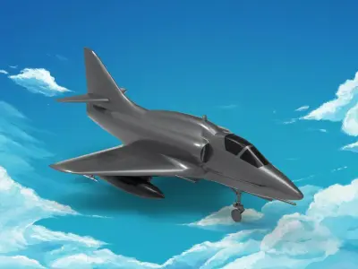 McDonnell Douglas F-4 Phantom 3D model