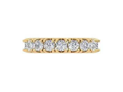 Solitaire Engagement Ring 3D print model 65