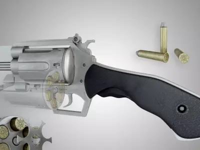 Gunblade final fantasy vii sword Low-poly 3D model