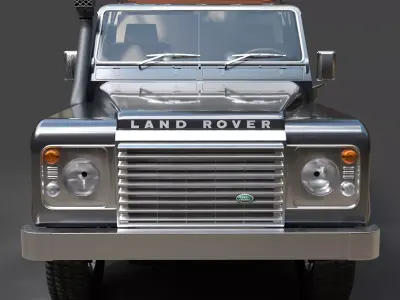 Land Rover Defender 110 - Hyper-Detailed Off-Road 3D Model 3D model