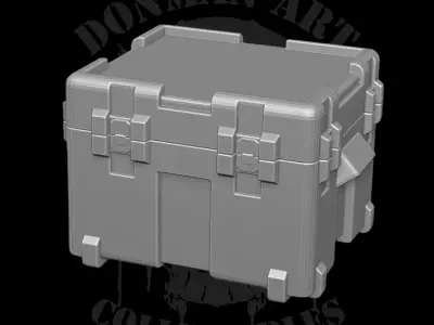 Crates 3D printable files for action figures 3D print model