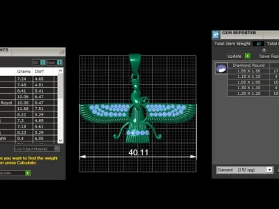 Zoro astrian pendant 3D print model