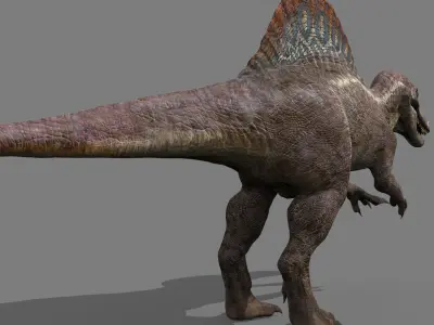 Suchomimus Mongolica - 8K animated JP3 Spinosaur 3D model