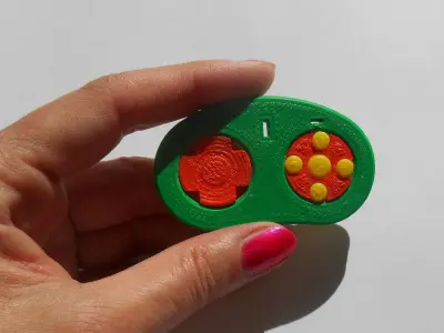 Gamepad for Google Cardboard case Free 3D print model