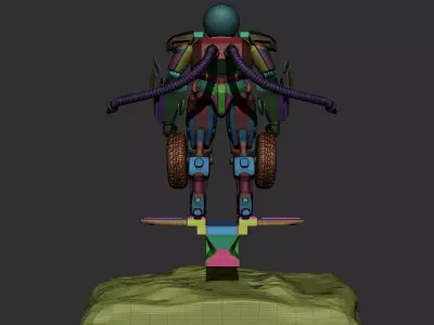Splinter Robotics Low-poly 3D model