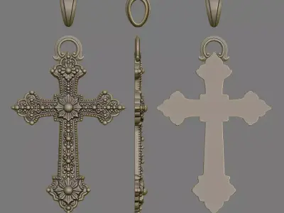 cross03 3D print model