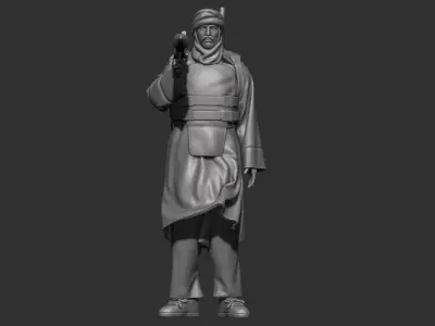 Eastern warrior  2 3D print model