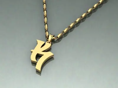 Pendant K-k1 3D print model