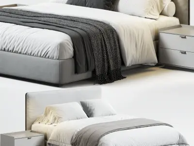 Ribbon Bed 3D model