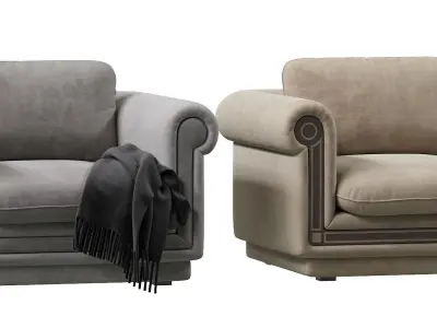Armchair en arabe 3D model purchase