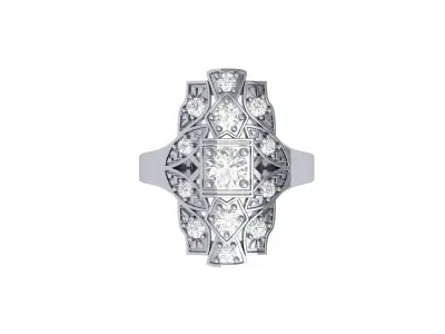 Wedding Ring  3D print model 266