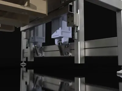 Pallet Dispenser Robot 3D model