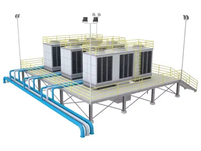 Industrial Air Conditioning 1 3D model