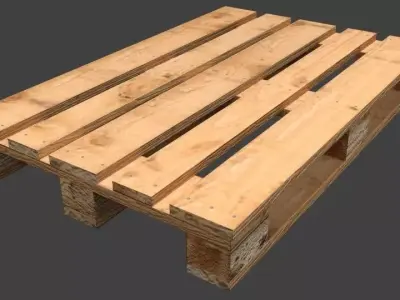 Pallet Wood Free low-poly 3D model