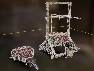 Bellows Low-poly 3D model