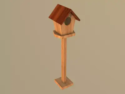 Bird House 3D model purchase