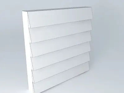 Exhaust fan with slatted vents Free 3D model