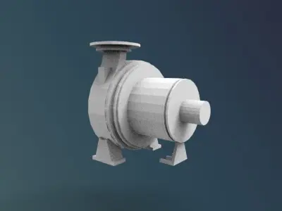 centrifugal pump 3D print model purchase