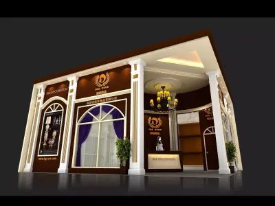 Exhibition - Area - 9X9-3DMAX2009-03 3D model