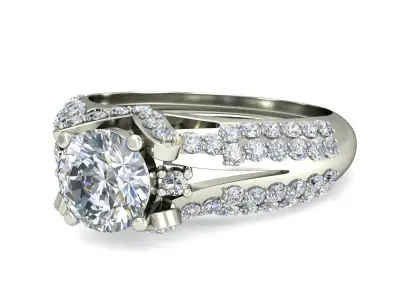 Wedding Ring  3D print model 93