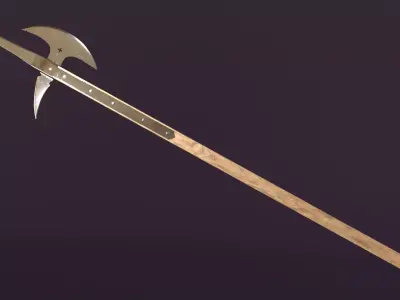 Pole Axe Low-poly 3D model