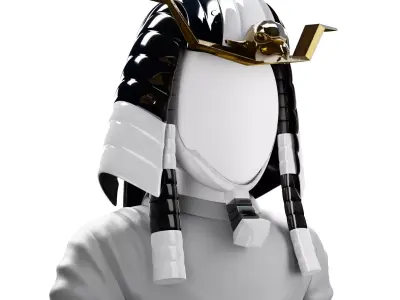 Pharaoh Eagle Hat 06 - SciFi Character Design Low-poly 3D model Low-poly 3D model