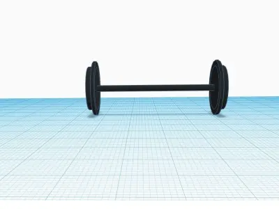 G scale model train wheel 3D print model