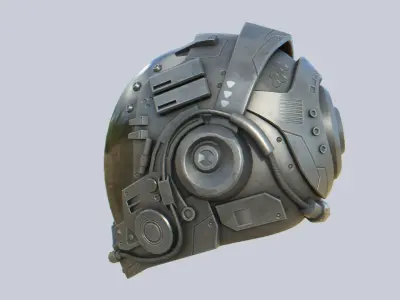 Scifi helmet collection 3D Model Pack