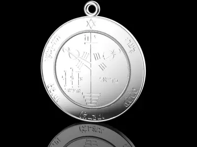 Pendant of Solomon Pentacle Jupiter 3D print model