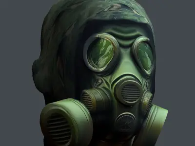 Helmet 3d model military combat Military Low-poly Low-poly 3D model buy