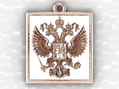 IMPERIAL RUSSIA PENDANT  3D print model