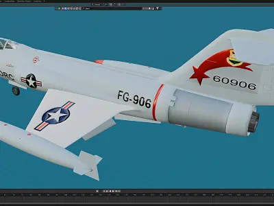 F-104 Starfighter Free 3D model