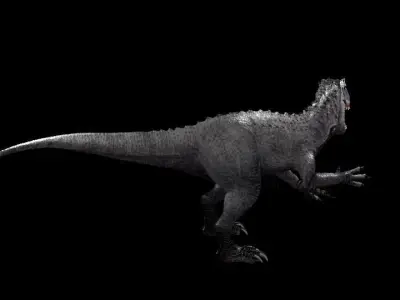velociraptor dinosaur 3D model