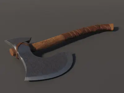 Viking Axe 3D model