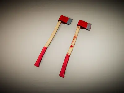 UKit Survival Weapons Low-poly 3D model
